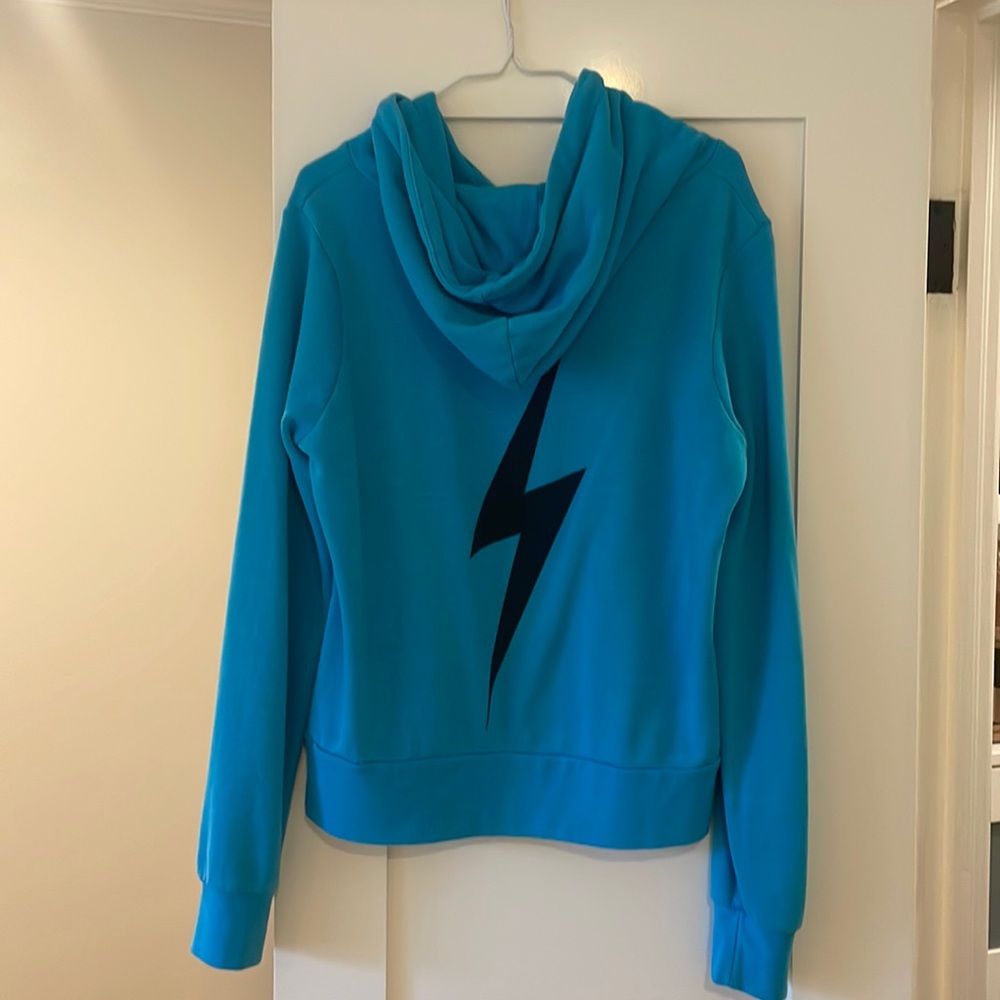 Aviator Nation BOLT HOODIE in teal